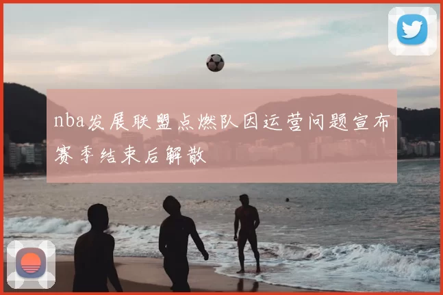 nba发展联盟点燃队因运营问题宣布赛季结束后解散