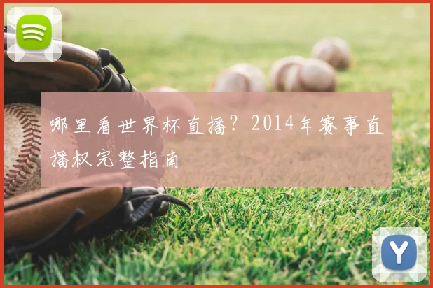 哪里看世界杯直播?2014年赛事直播权完整指南